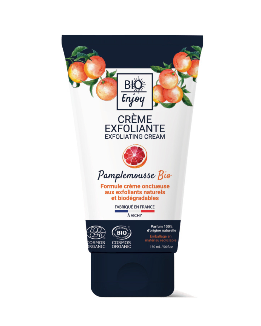 Crème exfoliante corps Pamplemousse Bio Cosmos Organic - BIO Enjoy 150mL