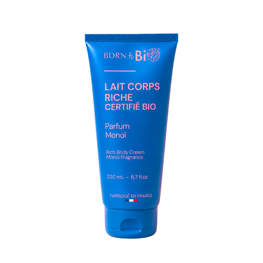 Lait Corps Riche Monoï 200 mL - Certifié Bio