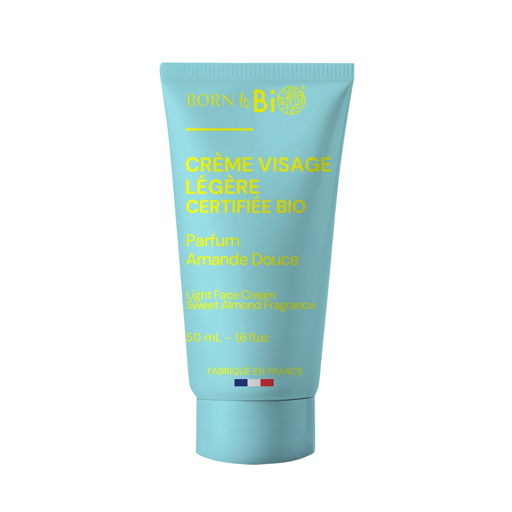 Crème visage - légère - Certifiée bio
