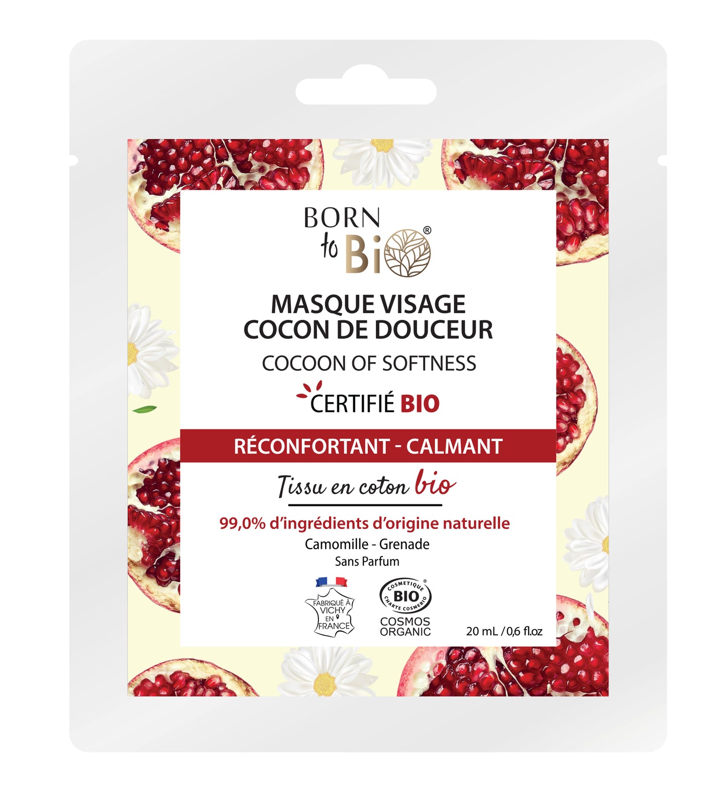 Cocoon of Softness Cotton Face Mask - Certified Organic