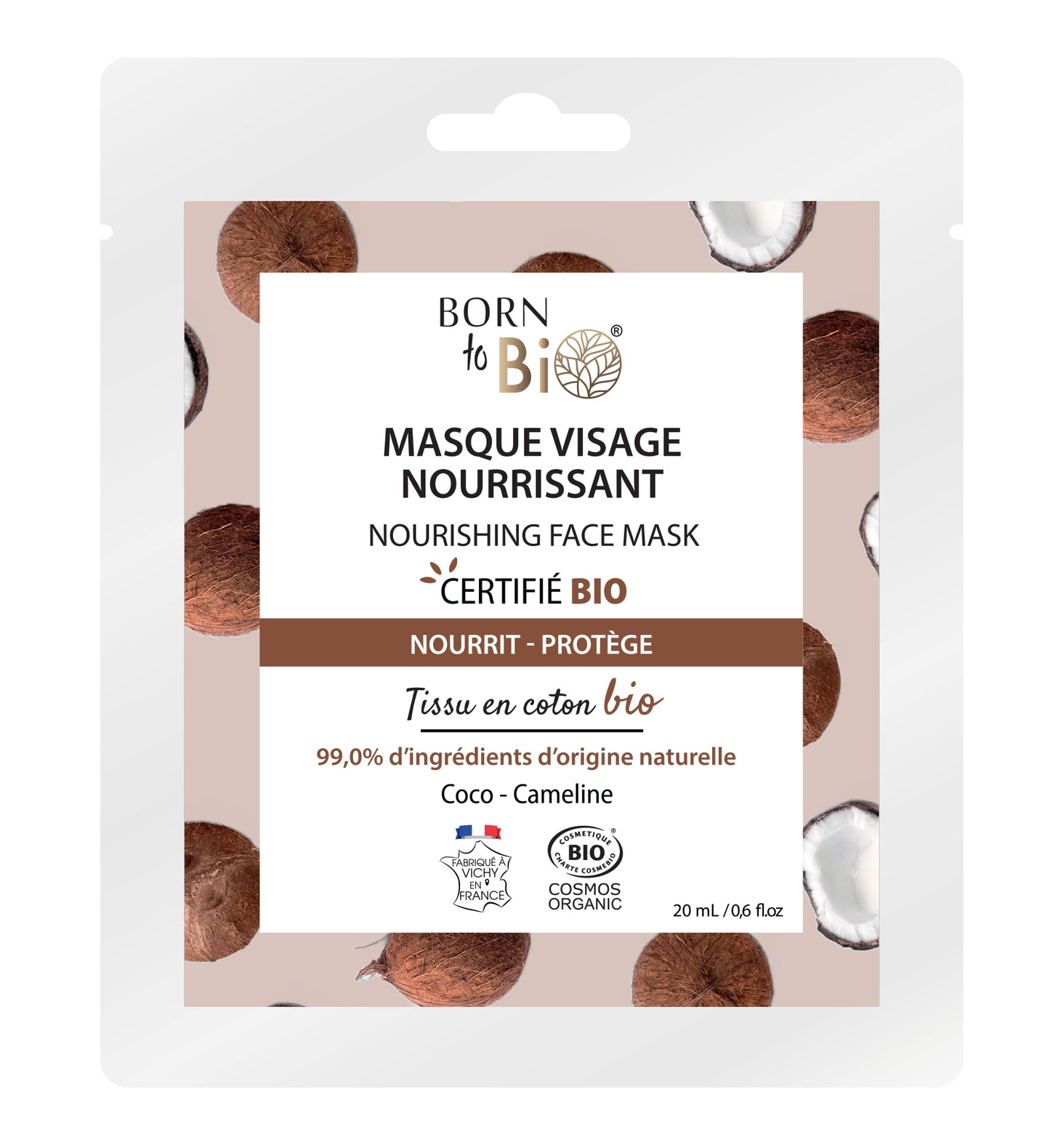 Nourishing Cotton Face Mask - Certified Organic