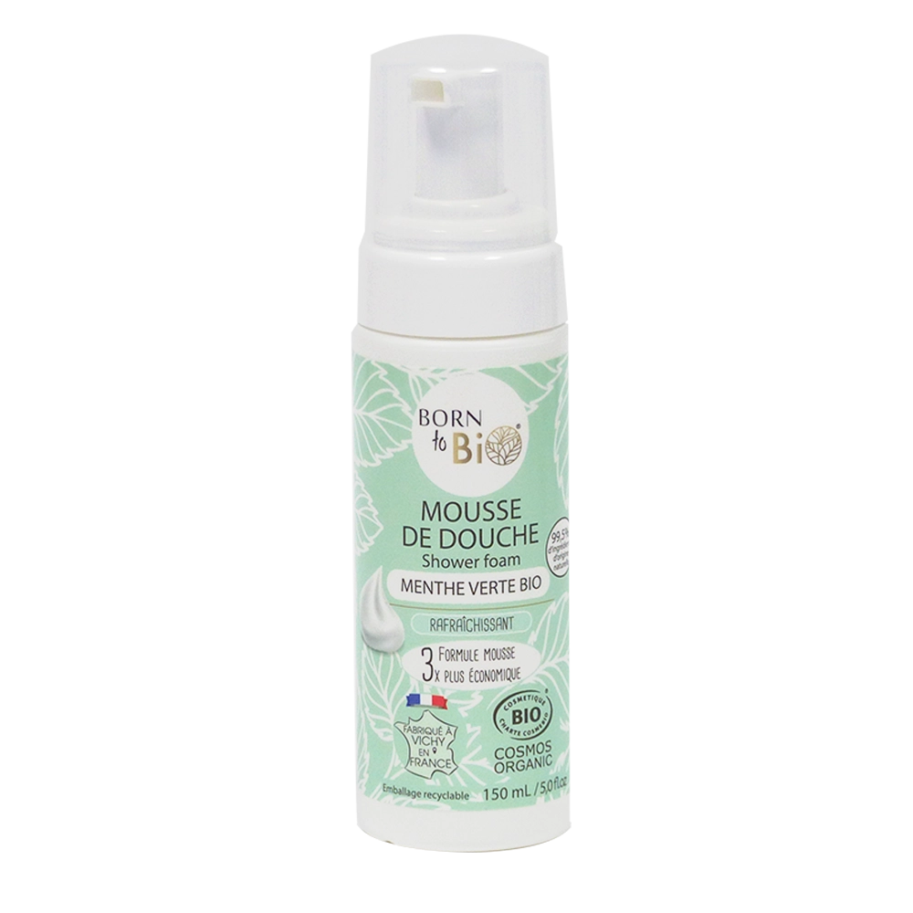 Spearmint Shower Foam - Certified organic