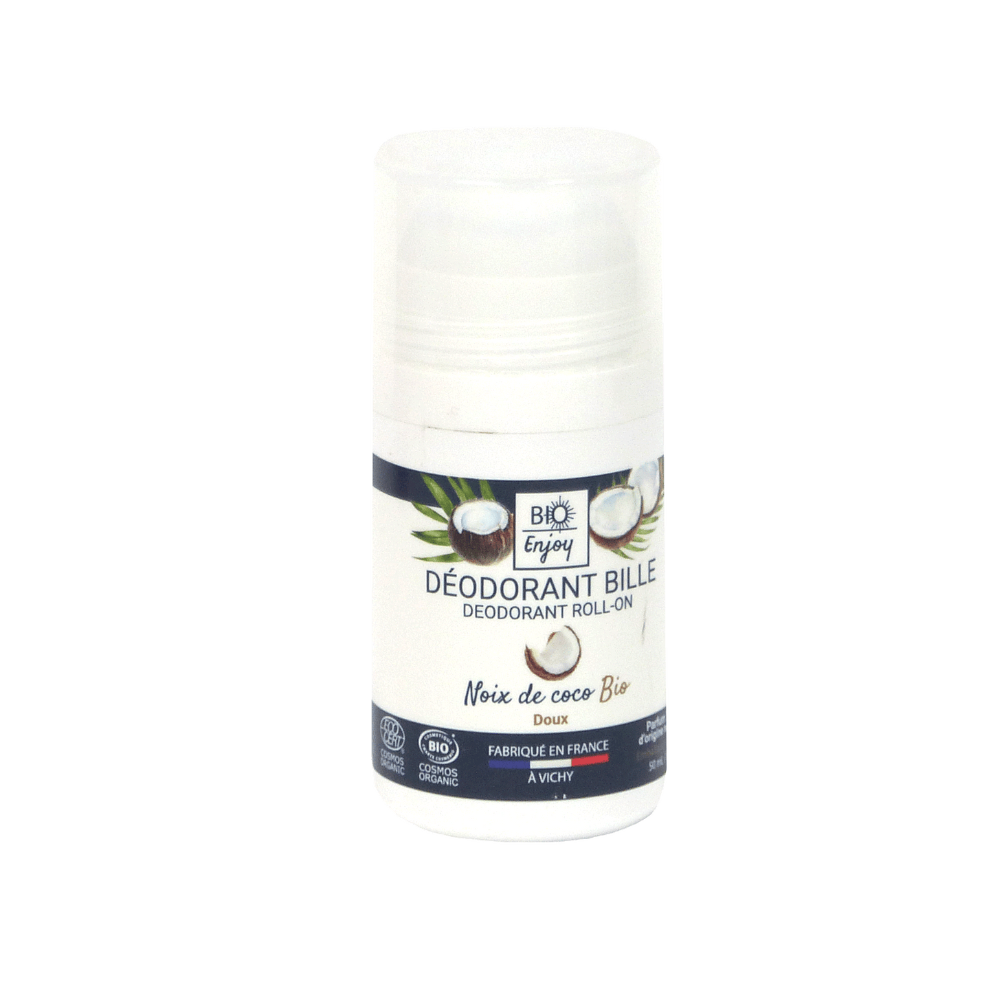 Déodorant bille Noix de coco Bio Cosmos Organic - BIO Enjoy 50mL