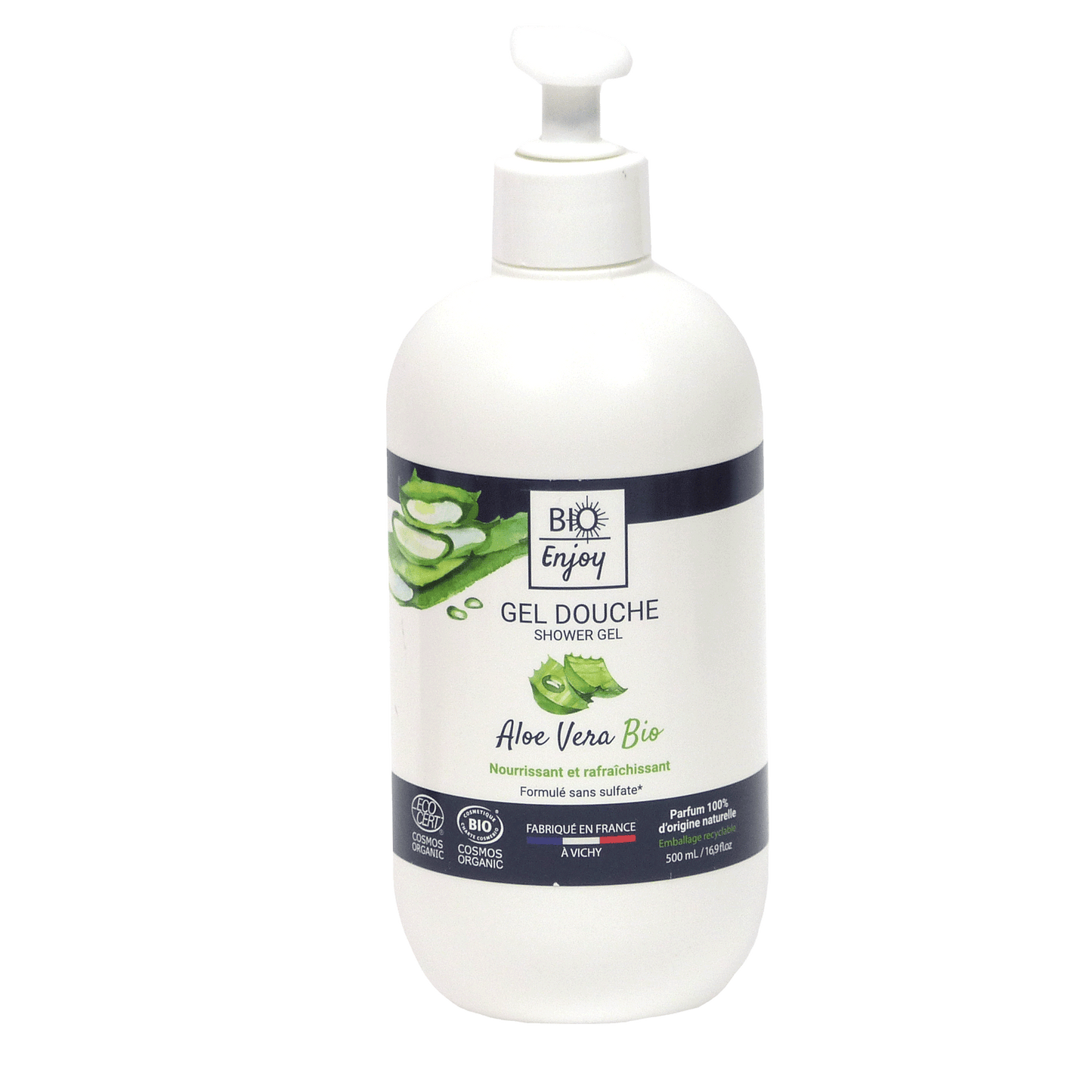 Gel douche Aloe vera Bio Cosmos Organic - BIO Enjoy 500mL