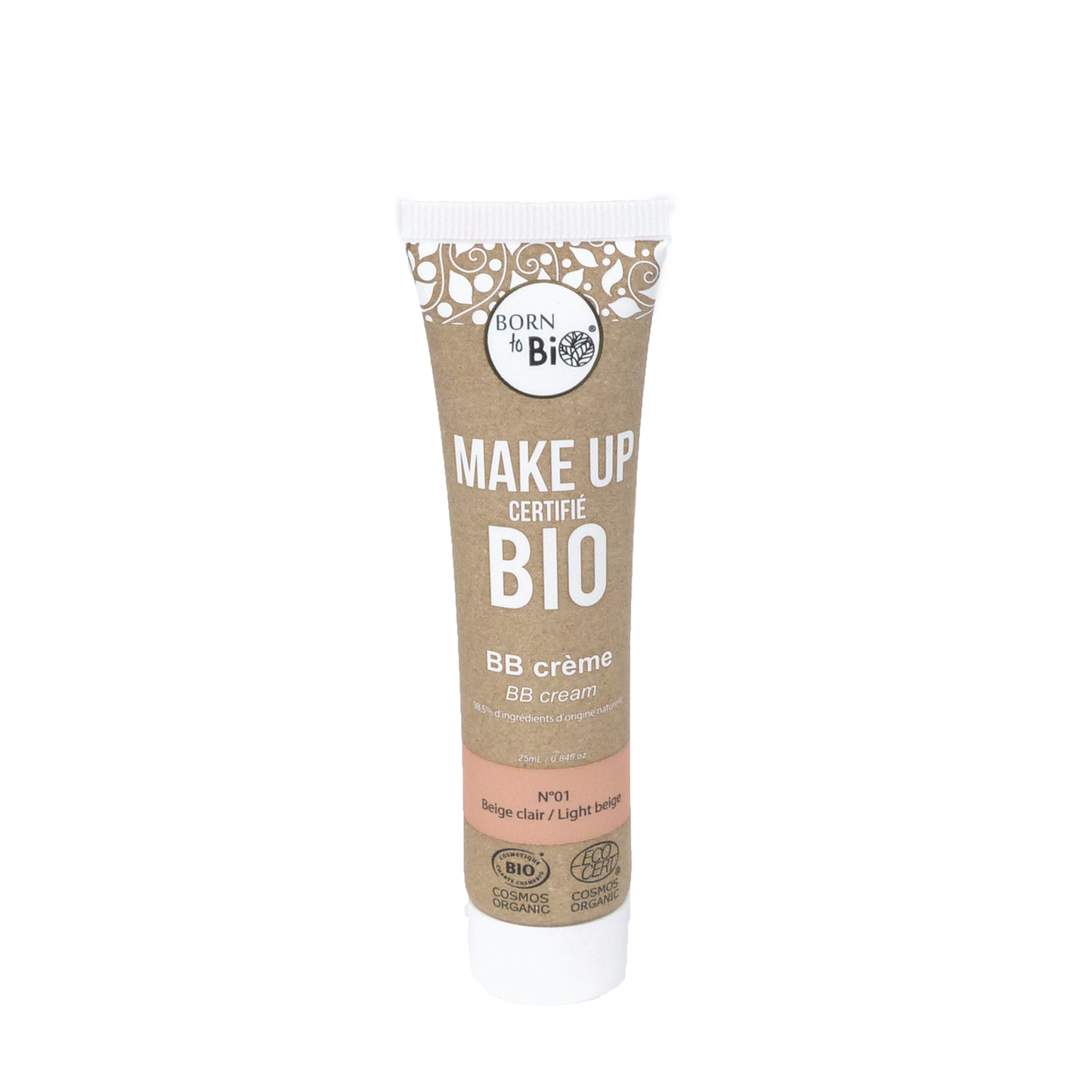 Illuminez votre teint avec la BB Crème Bio en teinte N°1 Beige Clair de Born to Bio. Sa formule bio nourrit, unifie et apporte un fini naturel pour une peau lumineuse et subtilement maquillée. Parfaite pour les peaux claires qui cherchent un éclat naturel