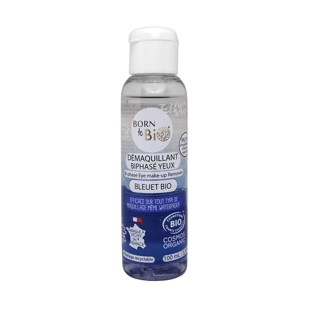 Démaquillant Waterproof Biphasé Bleuet Bio certifié Ecocert 100