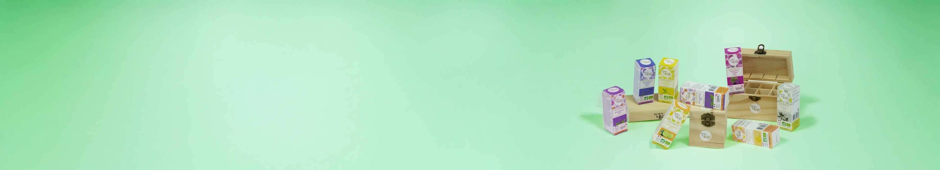 Boîtes de rangement beauté naturelles