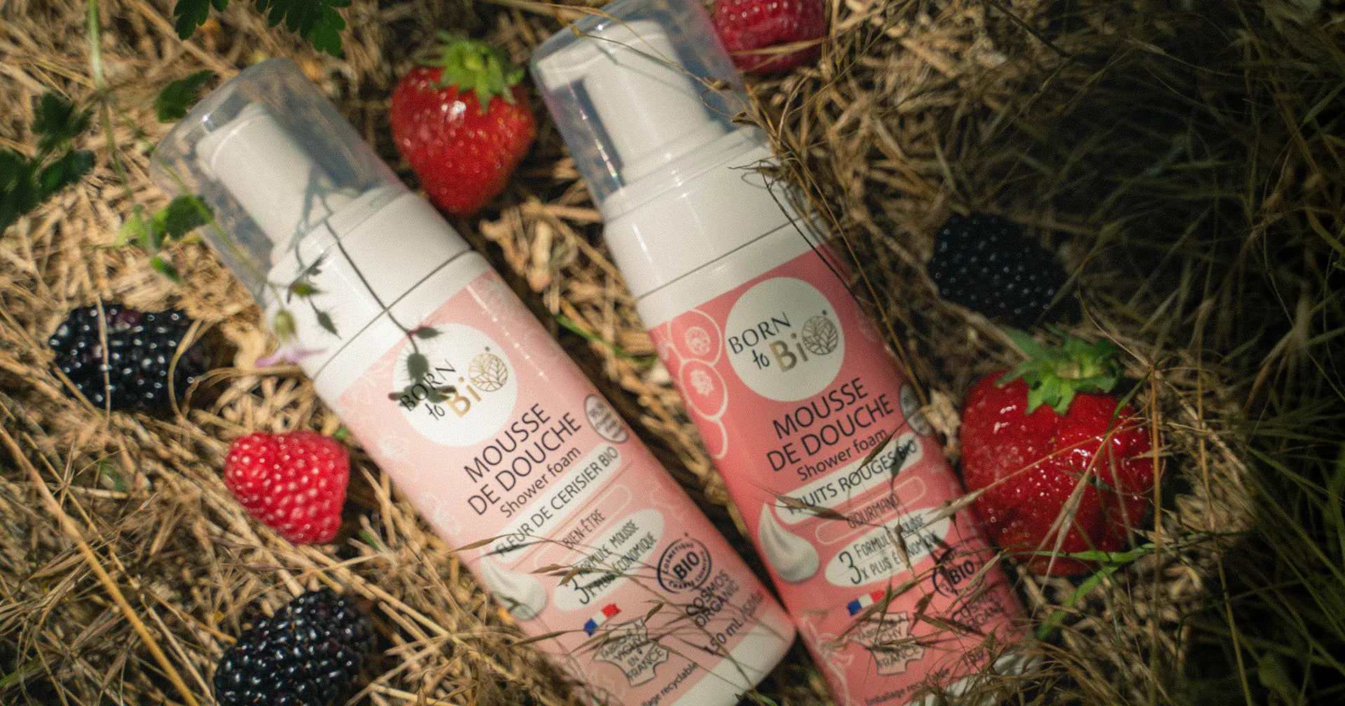 Mousse de douche bio naturelle