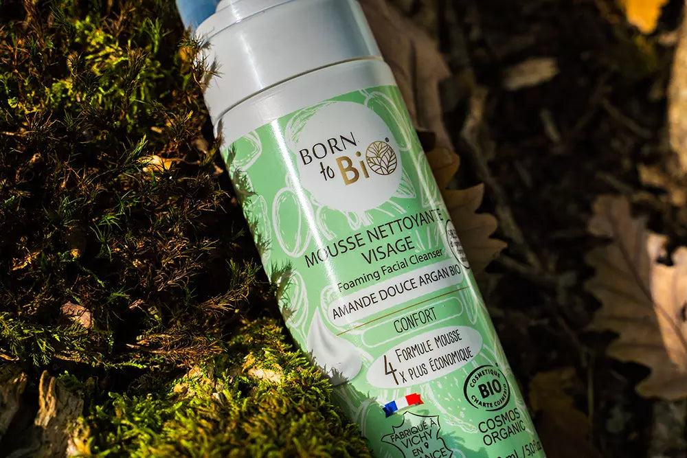 Mousse nettoyante visage naturelle