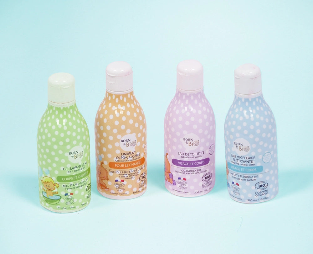 Laits de toilette doux bio