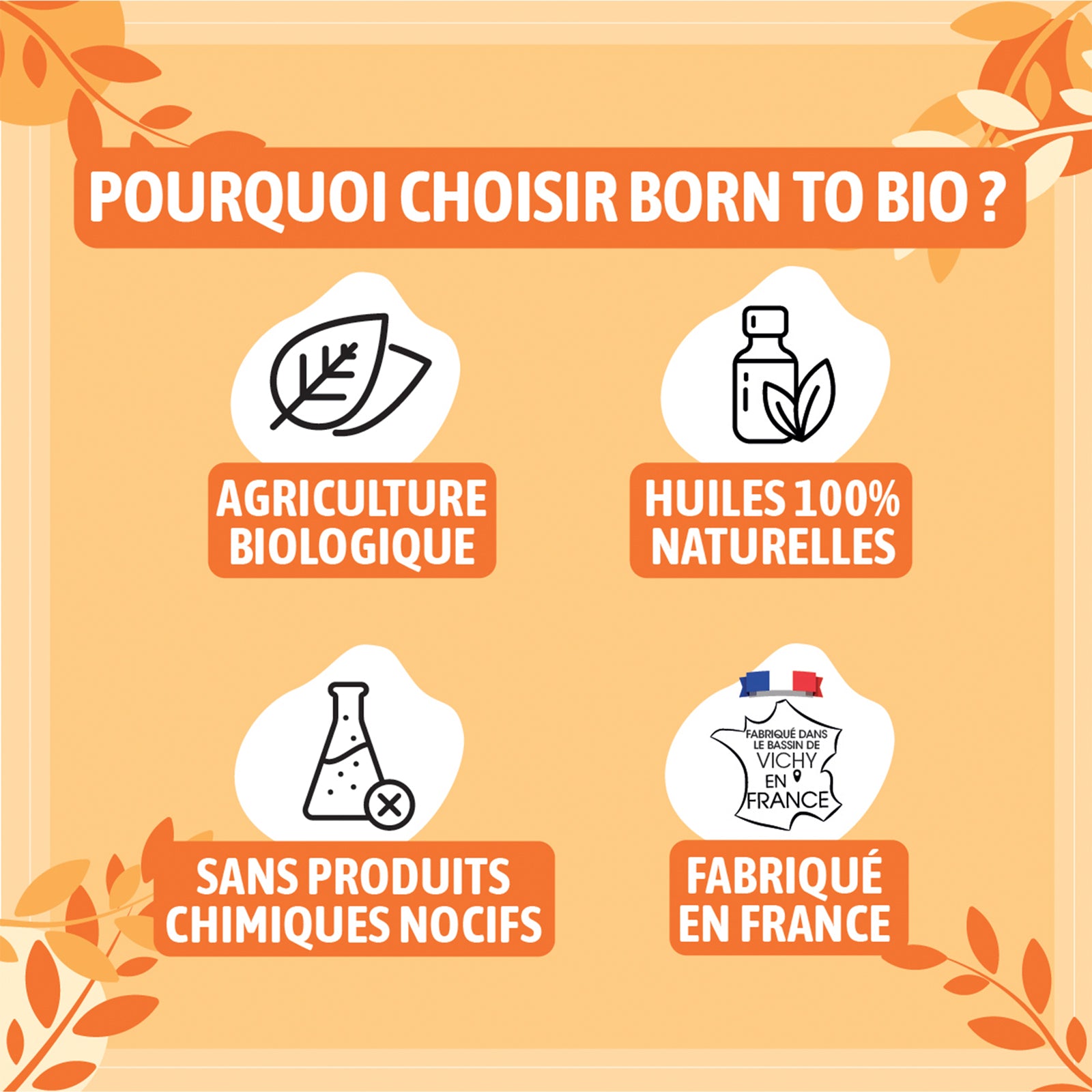 Huile essentielle d’Orange douce bio, à l’arôme fruité et sucré, obtenue par pression à froid des zestes. 