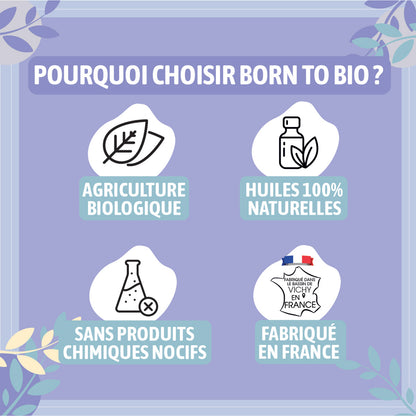 Huile essentielle de Romarin à cinéole bio, à l’arôme frais et camphré, obtenue par distillation à la vapeur des sommités fleuries. 