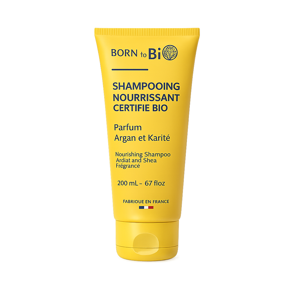 Shampooing Nourrissant Argan et Karité - Certifié Bio