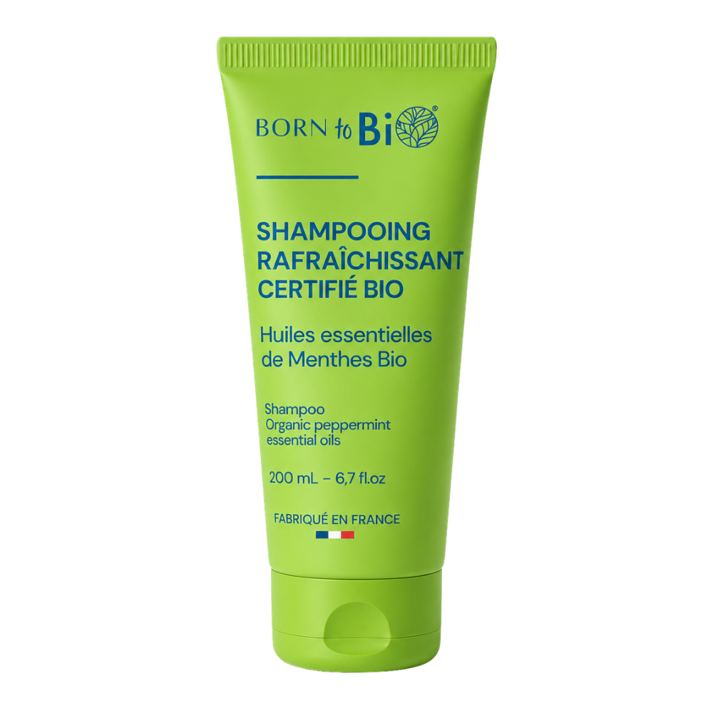 Shampooing Rafraîchissant Menthe Verte - Certifié Bio