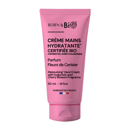Crème mains acide hyaluronique - Certifiée Bio