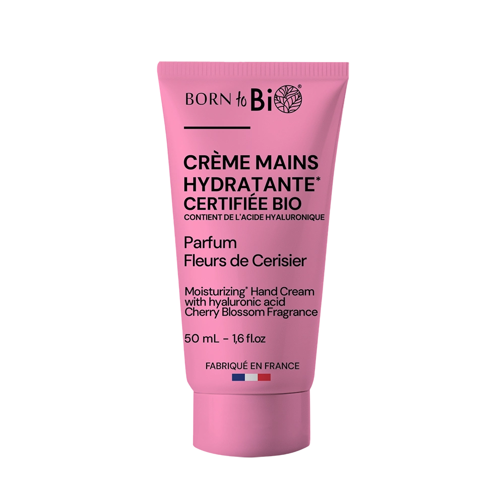 Crème mains acide hyaluronique - Certifiée Bio