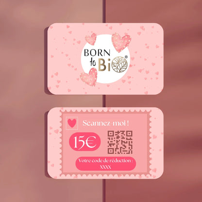 Carte-cadeau Saint-Valentin Born To Bio