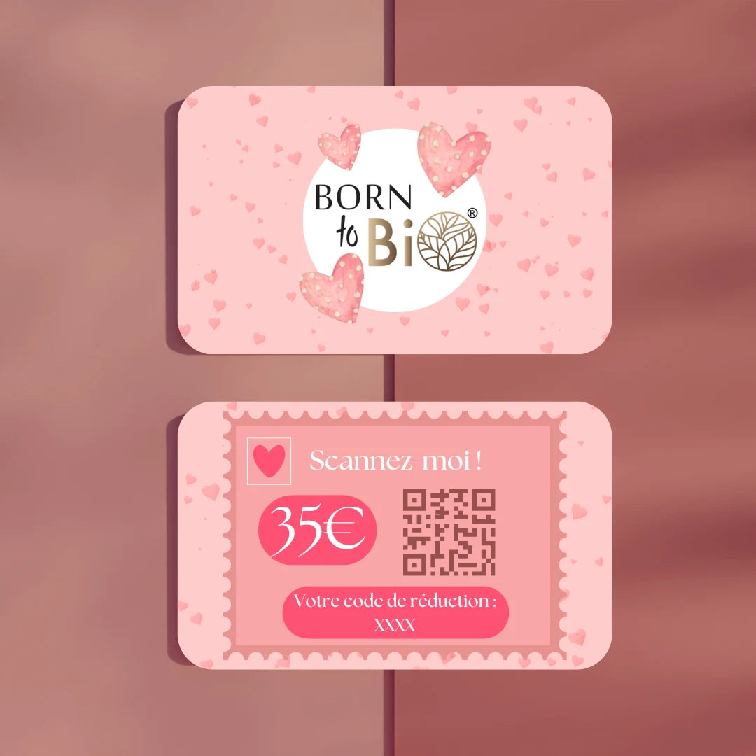 Carte-cadeau Saint-Valentin Born To Bio