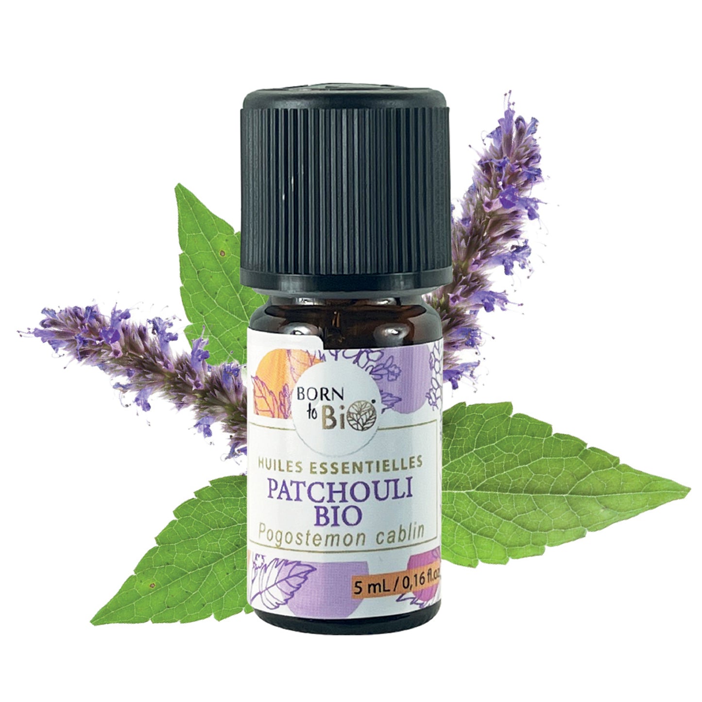 Huile essentielle de patchouli bio, idéale pour favoriser l'équilibre émotionnel, réduire le stress et revitaliser la peau. 100% pure et naturelle.