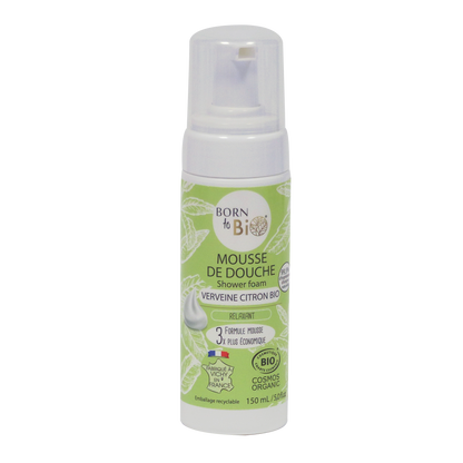 Mousse de Douche Verveine Citron - Certifiée Bio