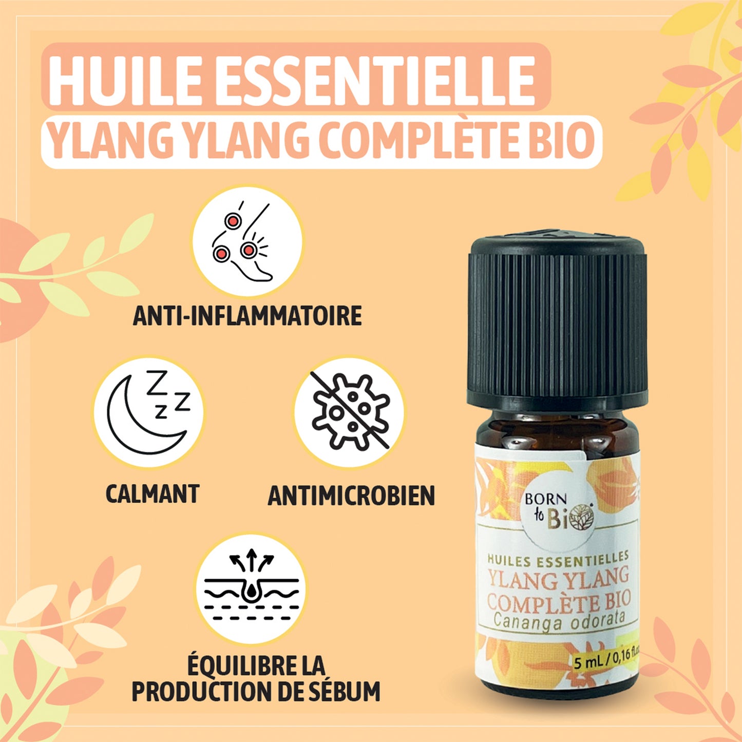 Huile essentielle Ylang ylang complète Bio