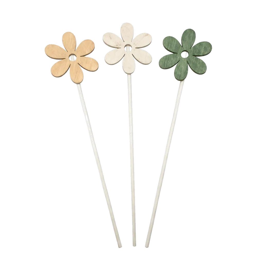 Bâtonnets Diffuseur Bois Marguerite Colorée
