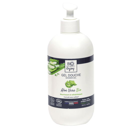 Gel douche Aloe vera Bio Cosmos Organic  - BIO Enjoy 500mL