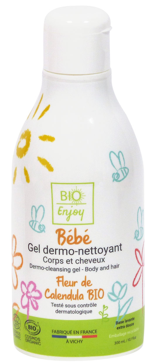 Gel dermo-nettoyant  Bébé Cosmos Organic  - BIO Enjoy 300mL