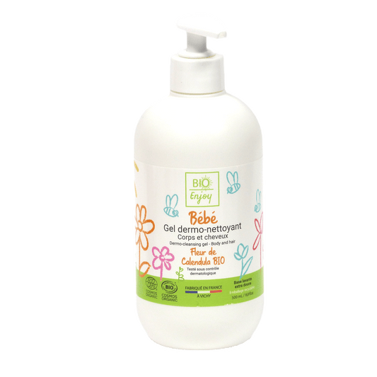 Gel dermo-nettoyant  Bébé Cosmos Organic  - BIO Enjoy 500mL
