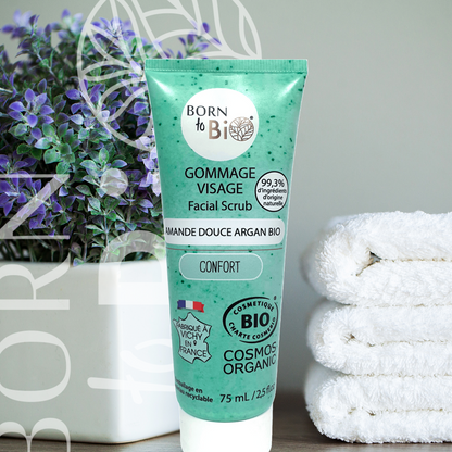 Gommage Visage Amande Douce Argan - Certifié Bio