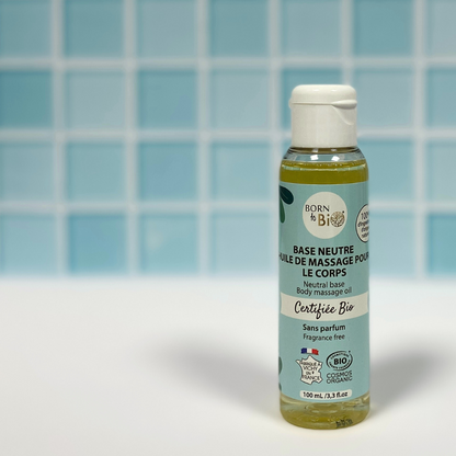 Huile de massage base neutre Certifiée Bio