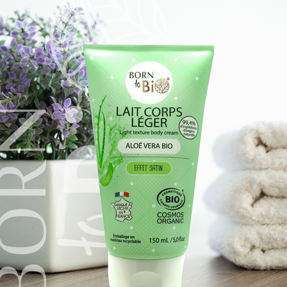 Aloe Vera Light Body Lotion - Certified Organic