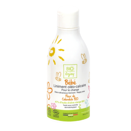 Liniment oléo-calcaire  Bébé Cosmos Organic  - BIO Enjoy 300mL