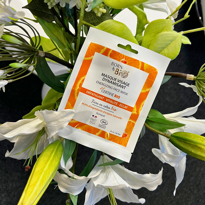 Masque visage Dynamisant en coton - Certifié Bio