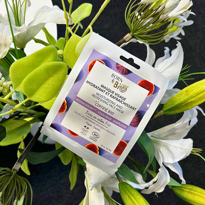 Masque visage Hydratant et Rafraîchissant en coton - Certifié Bio