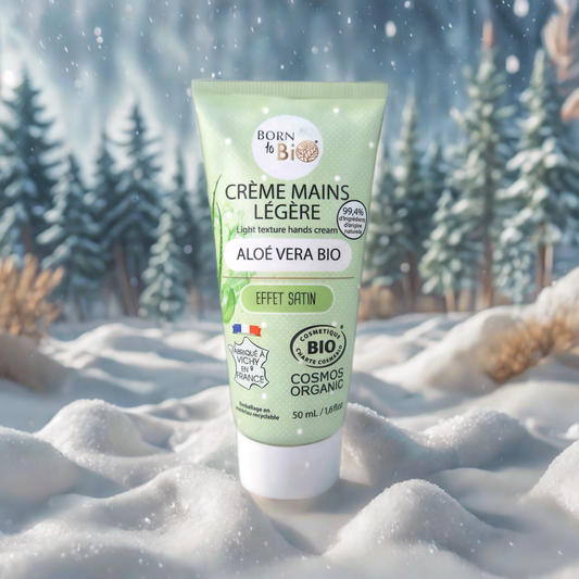 Crème Mains Légère Aloé Vera - Certifiée Bio