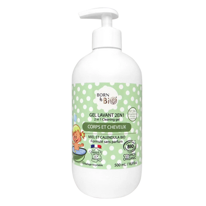 Gel Lavant 2 en 1 pour Bébé  - Certifié bio