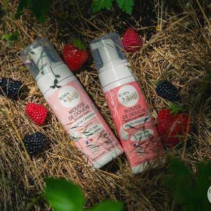 Mousse de Douche Fruits Rouges – Certifiée bio