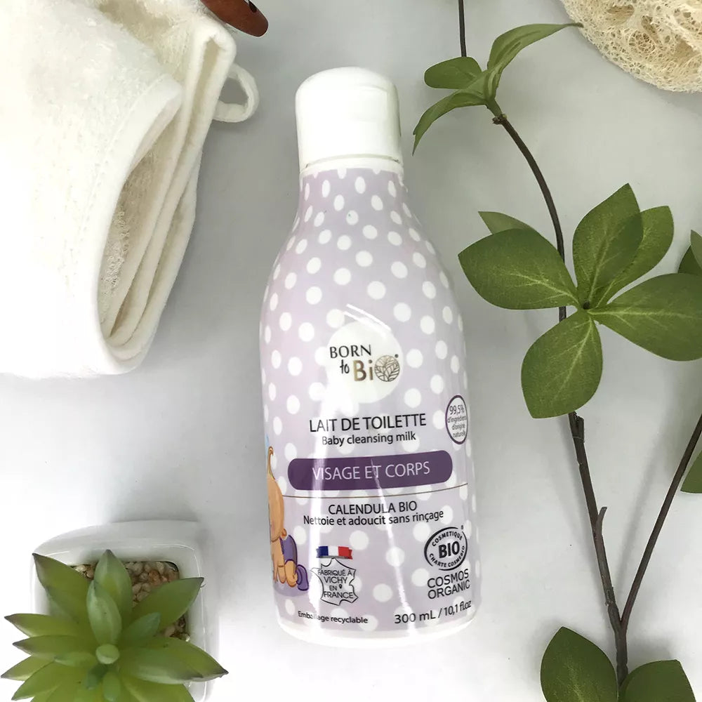 Organic Baby Cleansing Milk 300 ml Born to Bio Born to Bio