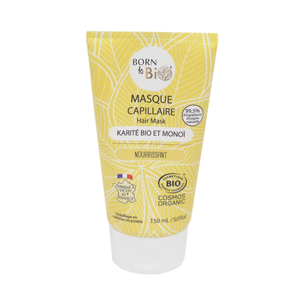 Masque Capillaire karité et monoï - Certifié Bio